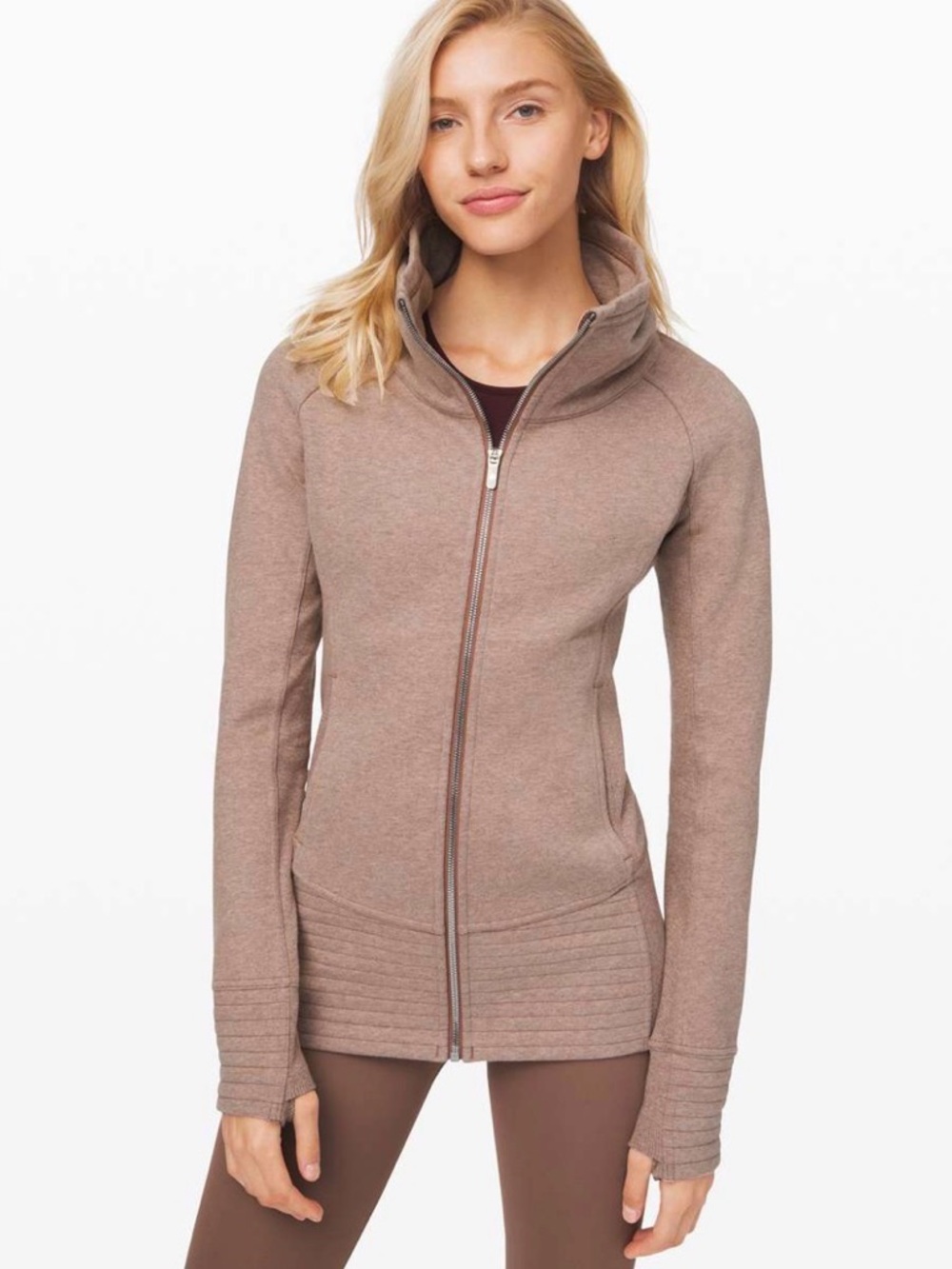 Lululemon Radiant Jacket II Mauve Taupe
